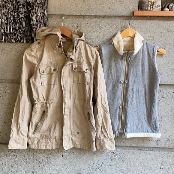 Hurley 2in1 Utility Jacket with Removable vest liner - Picture 1 of 17